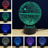 USB Touch 3D Atmosphere Night Light