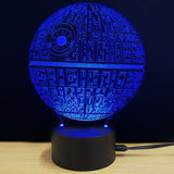 USB Touch 3D Atmosphere Night Light