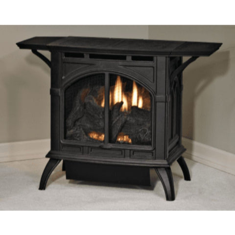 Empire 22 Inch Multicolor Vent Free Cast Iron Stove - Compact 10,000 BTU Contour Burner