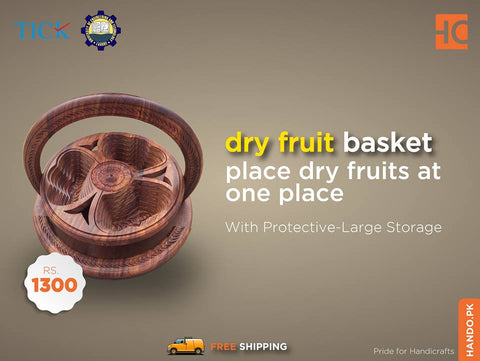 Wooden Basket (Dry Fruit)