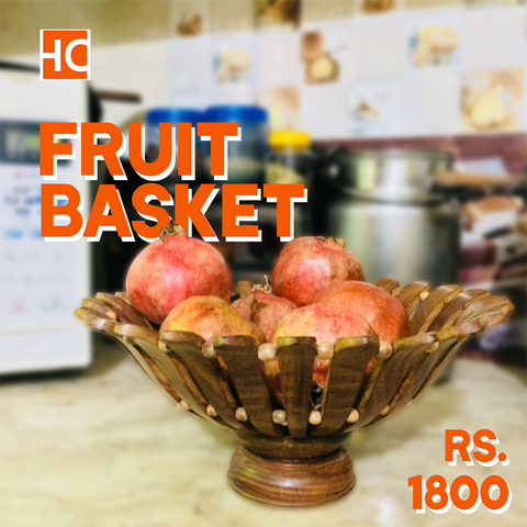 Wooden Fruit Basket