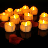 Pack of 12 Remote or not Remote New Year Candles,Battery Powered Led Tea Lights,Tealights Fake Led Candle Light Easter Candle