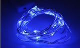 Feimefeiyou 50 100 LED Starry String battery Lights Fairy Micro LED Transparent Copper Wire for Party Christmas Wedding 5 colors