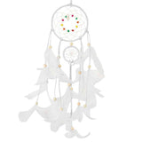 2 Meters Lighting Dream catcher hanging DIY 20 LED lamp Feather Crafts Wind Chimes Girl Bedroom Romantic Hanging decoration gift