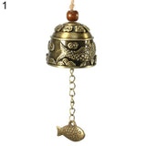 1pc Dragon/Fish Feng Shui Bell Blessing Good Luck Fortune Hanging Wind Chime