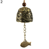 1pc Dragon/Fish Feng Shui Bell Blessing Good Luck Fortune Hanging Wind Chime