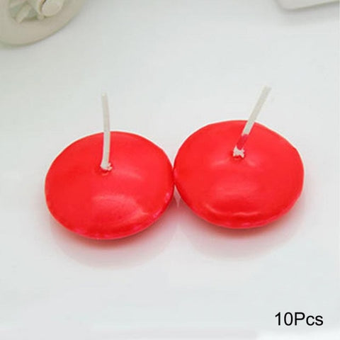 10Pcs/lot Floating Candles Romantic Round Water Disc Wedding Party Home Decoration #2