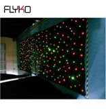 hot selling cheap LED star curtain 3m x 6m  16pcs/sqm RGB single color for wedding event