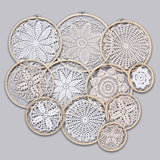 1 Set DIY Large Doily Lace Dream Catcher Set Wedding Background Room Decoration Dreamcatcher attrape reve