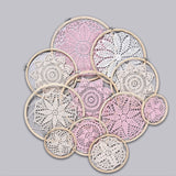 1 Set DIY Large Doily Lace Dream Catcher Set Wedding Background Room Decoration Dreamcatcher attrape reve